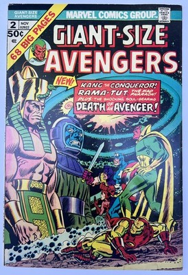 Giant-Size Avengers #2 Kang the Conqueror! Rama-Tut (Marvel 1974)