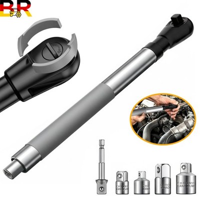 1/2'' Offset Extension Wrench Impact Ratchet Extender for Electric Drill 3/8'' 1/4