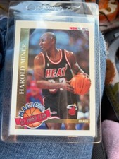 1992-93 NBA Hoops - Magic's All-Rookie Team Magic Johnson, Harold Miner #10 (RC)