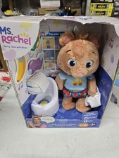 Ms. Rachel Potty Time with Bean playset features an 11-inch plush teddy