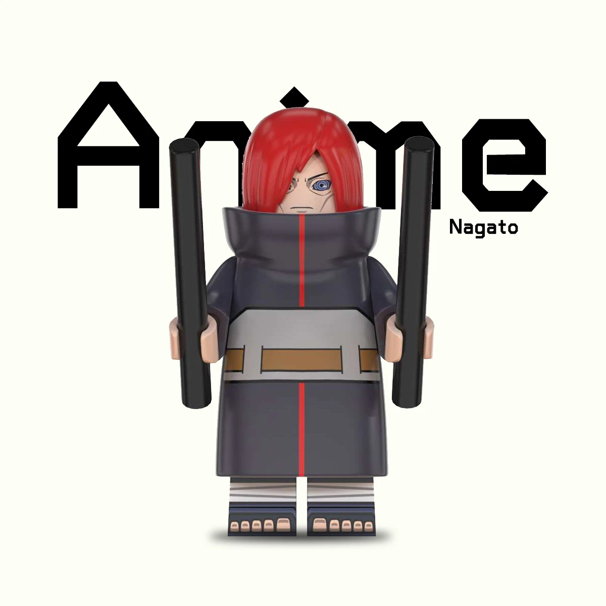 Custom Naruto Shippuden 2 inch , Asura Path (Pain) in Akatsuki