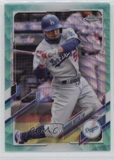 2021 Topps Chrome Aqua Wave Refractor 127/199 Mookie Betts #100 02wb