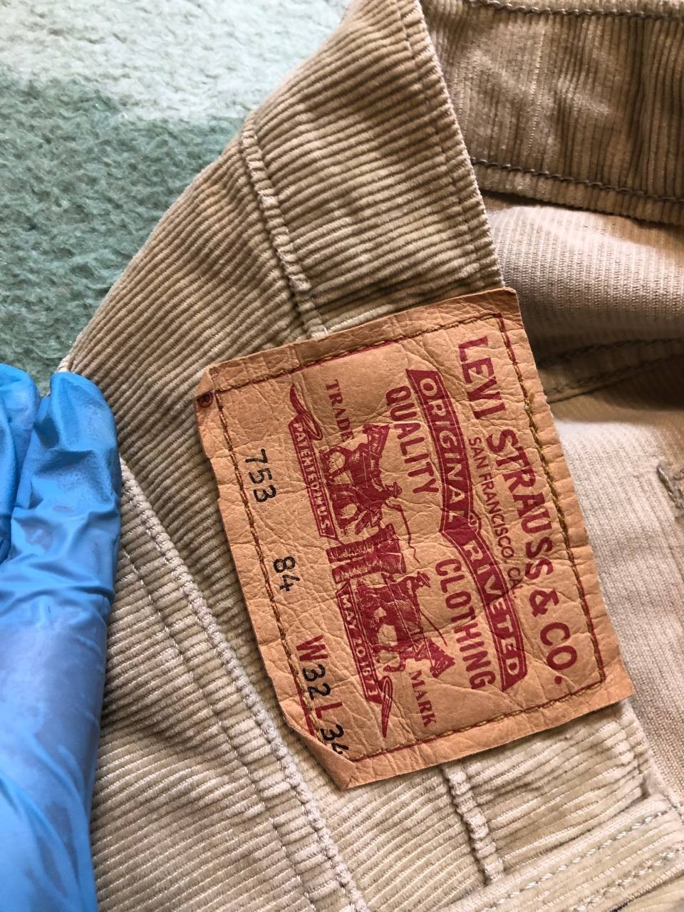 Vintage 90s Levi's 753 Straight Fit Cotton Men's Jeans 32 X 34 thumbnail 10