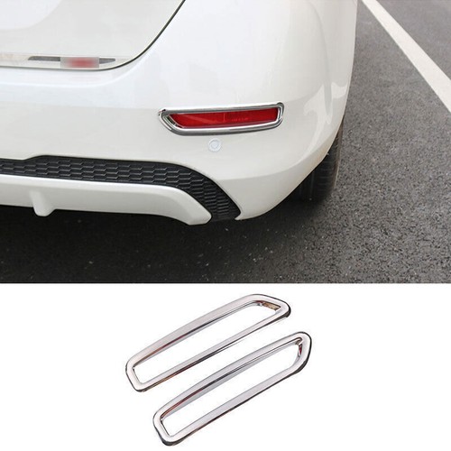 For Nissan Sentra 2020-2024 ABS chrome Rear Fog Light Lamp Cover 2pcs