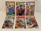 VTG 1991 X-Men #1 Complete Set All 5 Covers A B C D & E Jim Lee Art + Issue #4