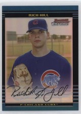 2002 Bowman Chrome Draft Picks & Prospects Refractor /300 Rich Hill #BDP98 16nb