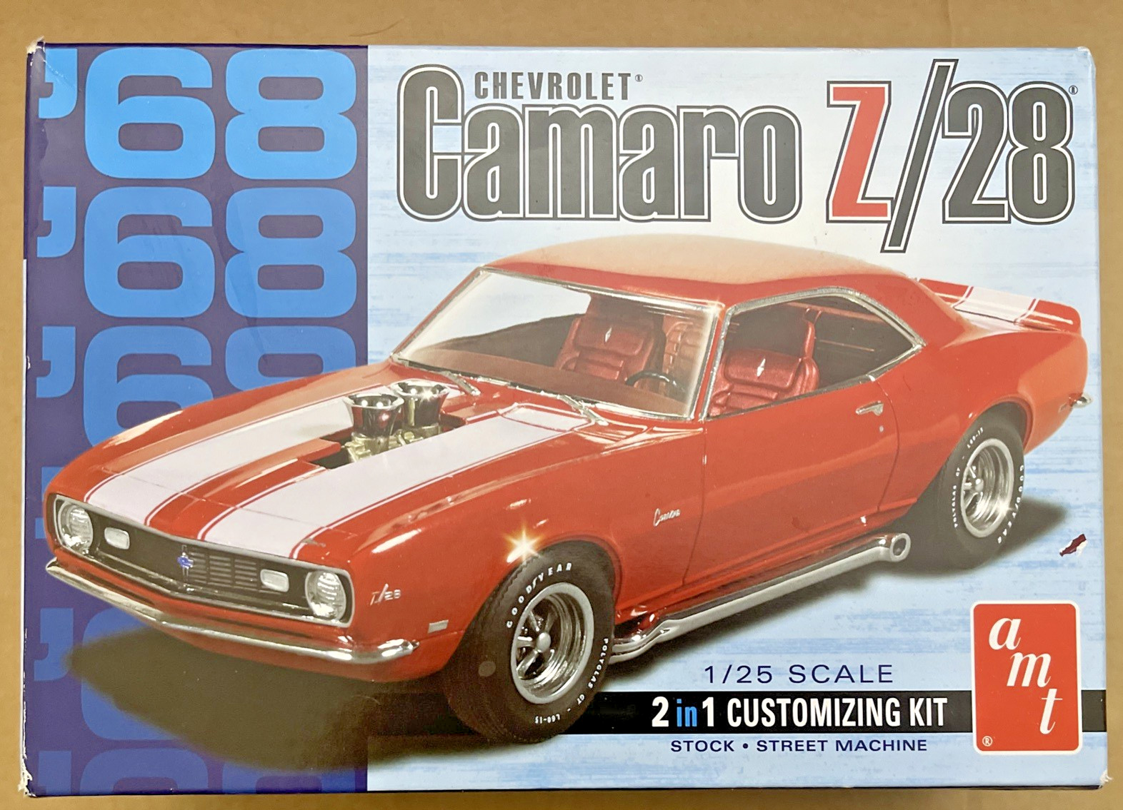AMT '68 Chevrolet Camaro Z/28 2 in 1 Customizing 1/25 Plasti