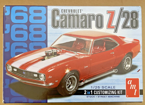 AMT '68 Chevrolet Camaro Z/28 2 in 1 Customizing 1/25 Plastic Model Kit