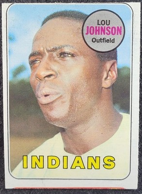 1969 Topps #367 LOU JOHNSON CLEVELAND INDIANS WORLD SERIES WINNER 1965