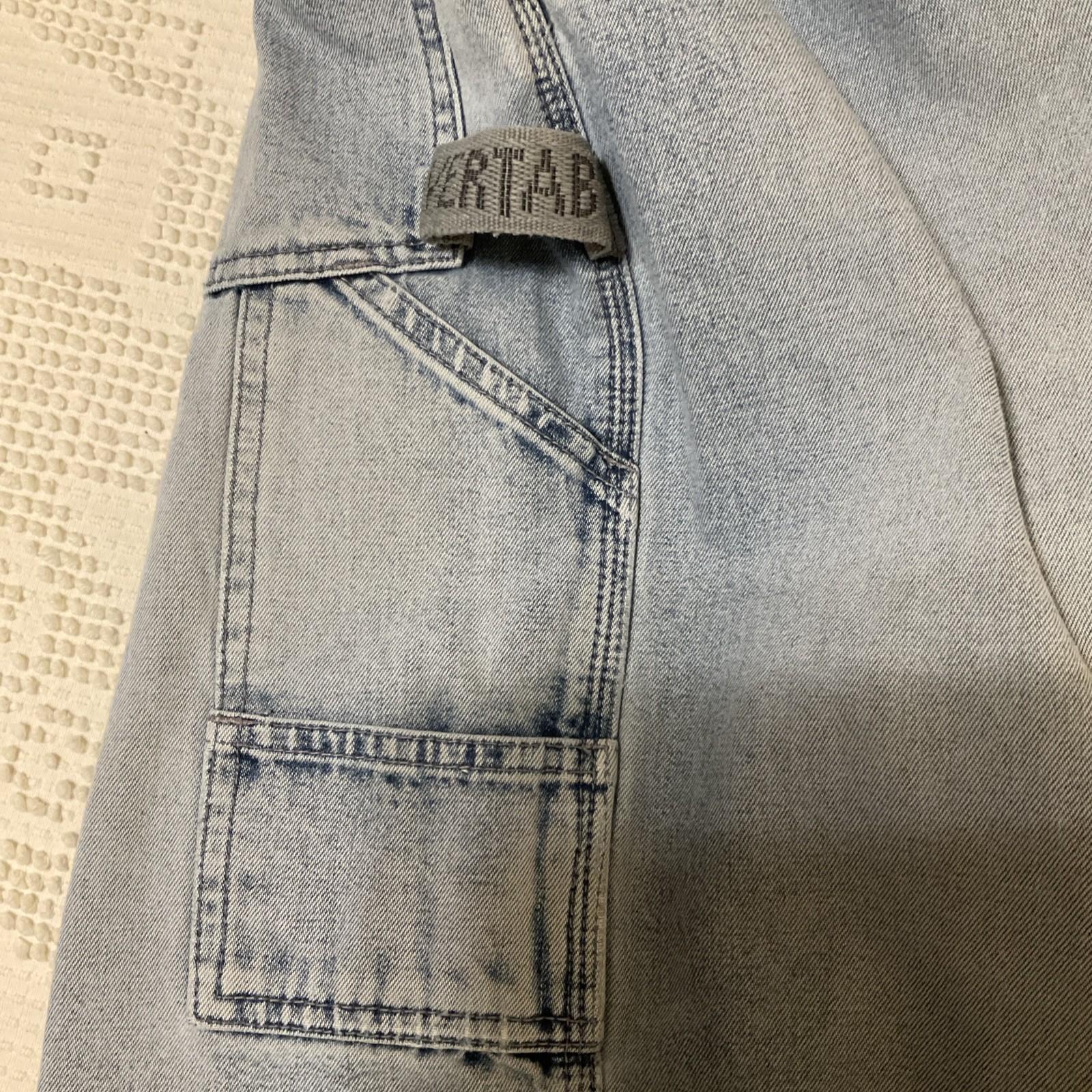 LEVIS SILVERTAB - Men’s Vintage Y2K Carpenter Blue Jean Shorts 1233 thumbnail 5