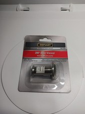 Defiant 200 Degree Door Viewer 5/8" Bore Satin Nickel Finish 552 955 New In Pkg