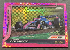105/250 Pink Checker Franco Colapinto #87 - 2025 Topps Chrome Formula 1 F1 Card