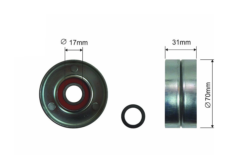 Fits NTY RNK-TY-000 PULLEY IDLER