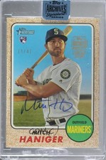2018 13/47 Mitch Haniger (2017 Topps Heritage High Number) Buyback Auto 8k4