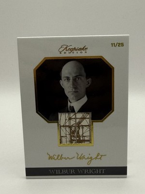 2023 Keepsake Historical Edition Wilbur Wright /25.Plane Design Relic Photomatch
