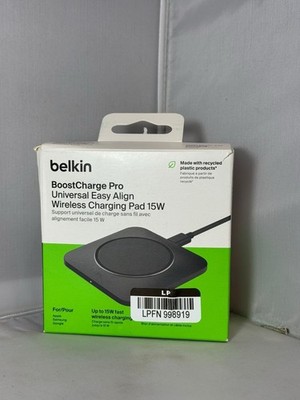 Belkin BoostCharge Pro 15W Wireless Charging Pad WIA007TTBK - Black OPEN BOX
