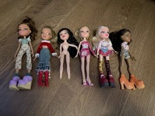 Lot Of 6 MGA BRATZ Dolls With Outfits And Shoes, 3 From 2001  3 From 2015