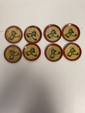 Very early Ohio Art Fern Bissell peat Tin Children  s Play Plates D3-92