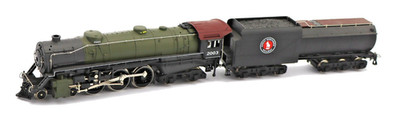 Mehano T264/8796 H0 US Dampflok 4-6-4 Hudson Type J Great Northern 2003 OVP