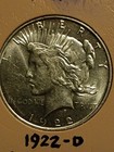 1922-D, and 1926-S Peace Dollar for auction, Semi Keys, — photo 4