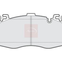 BMW X6 F16 F86 2014-2019 BremsbeläGe Vorne Apec ATE Mit Federspange (R90)