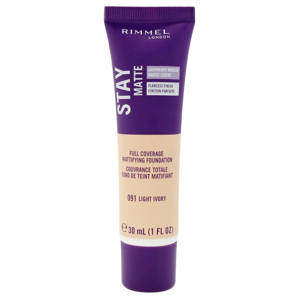 Rimmel London Stay матовый жидкий мусс, основа, без масла, 1 унц, выберите цвет - Изображение 4 из 4