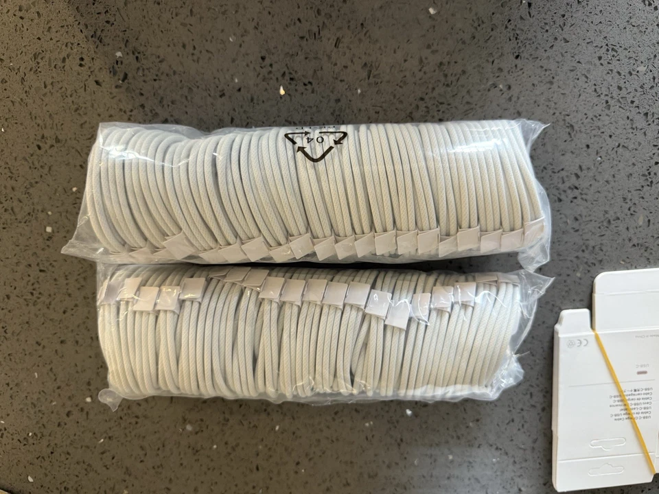 50x Type C to Type C Cables USB C Lead For iPhone 15 16 Pro Max Wholesale JOBLOT - Image 2 of 4