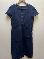 Size 10 Banana Republic Navy Stretch Dress with Large Buttons