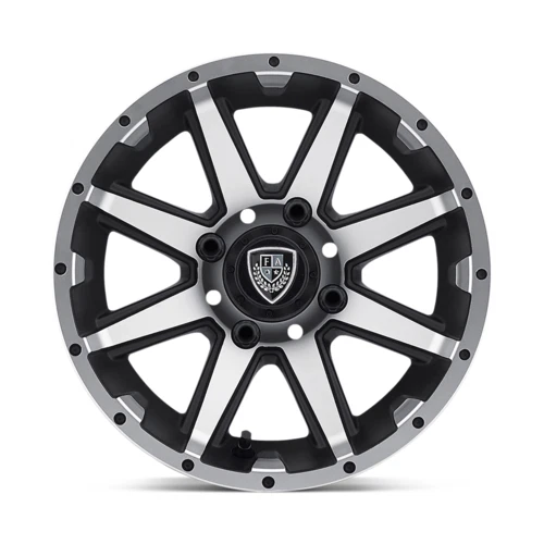 Aleaciones de calle para rueda FA135 Rebel 12x6 negro mate con desplazamiento de -23 mm Foto 2 de 2