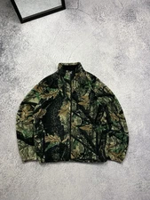 Vintage Realtree Camo Fleece Jacket Streetwear Hype Y2k Men’s Size M