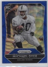 2015 Panini Prizm Rookies Blue Wave Prizm 40/150 Michael Dyer #271 1dm4