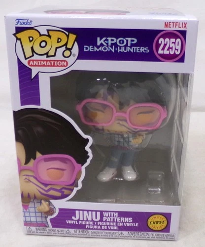 Funko Pop! Animation 2259 K-Pop Demon Hunters Jinu W/ Patterns Chase Figure New