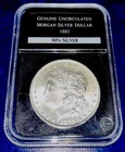 1885-O PCS, Genuine Uncirculated Morgan Silver Dollar