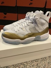 Image of Jordan Jumpman Two Trey White Black Metallic Gold DR9631-107 Women’s Multi Sizes