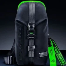 TUMI Razer Limited Edition Backpack Green Black Unisex Business Travel Outlet