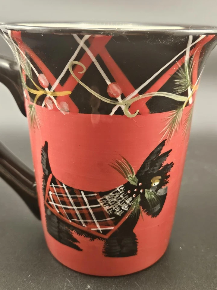 Juego de 3 tazas a cuadros International Terrier certificadas, 16-18 oz, decoración para perros de vacaciones Foto 4 de 4