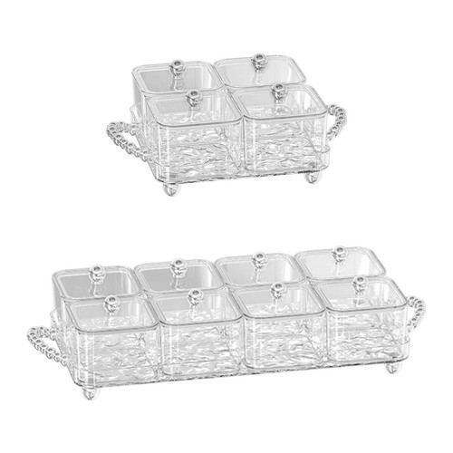 Divided Serving Dishes Appetizer Tray for Living Room Festivals Restaurant - Bild 2 von 9