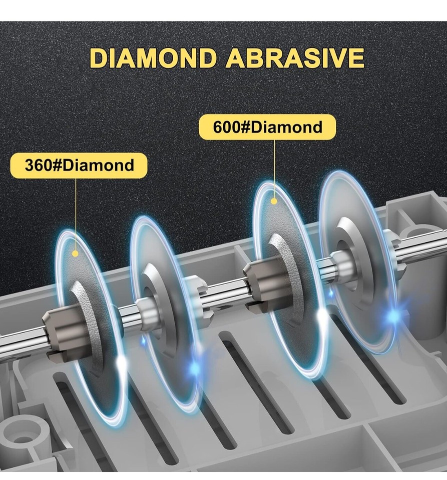 Electric Knife Sharpener, Professional 2Stages Knife Sharpeners eBay