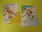 80'S LOT OF 2 PAPER LETTER SET SWEET & JOY MADE IN TAIWAN NEW