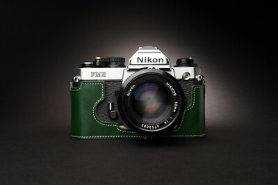 Genuine Real Leather Camera Case Bag Cover for Nikon FM2 FM FM2n FE FE2