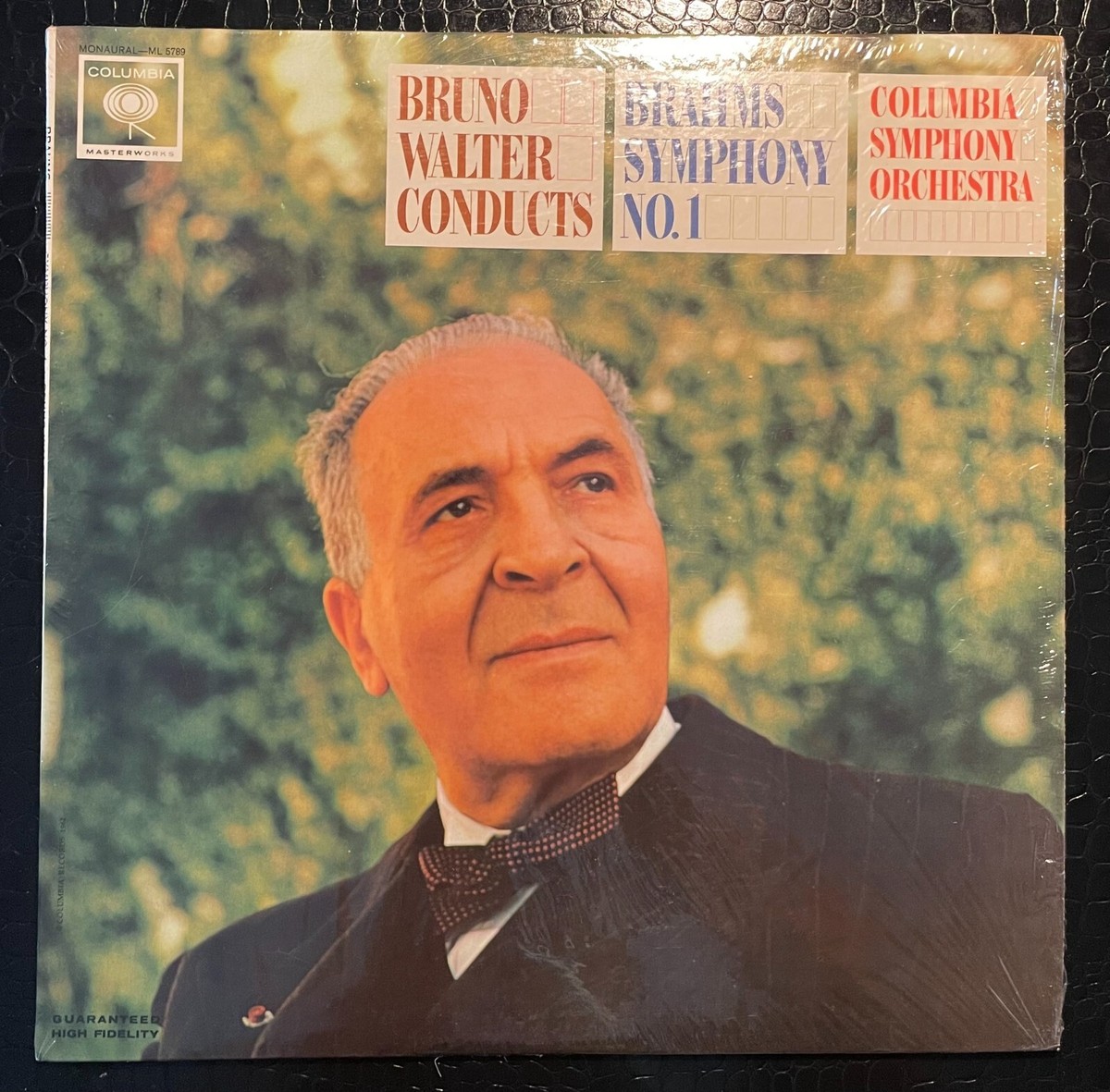 BRUNO WALTER CONDUCTS Brahms Symphony No. 1 Columbia LP MONO (ML