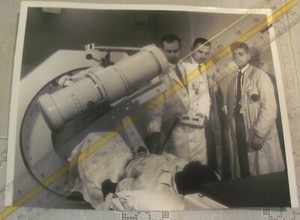 Patient Getting Abdominal Medical Imaging Procedure New Orleans ? 1960's