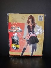 Adult Women Ruby The Pirate Beauty Halloween Costume Size Large 10-12