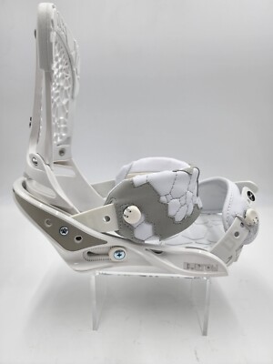 Burton Triad Bindings White Snowboarding Skiing Winter Sports Size