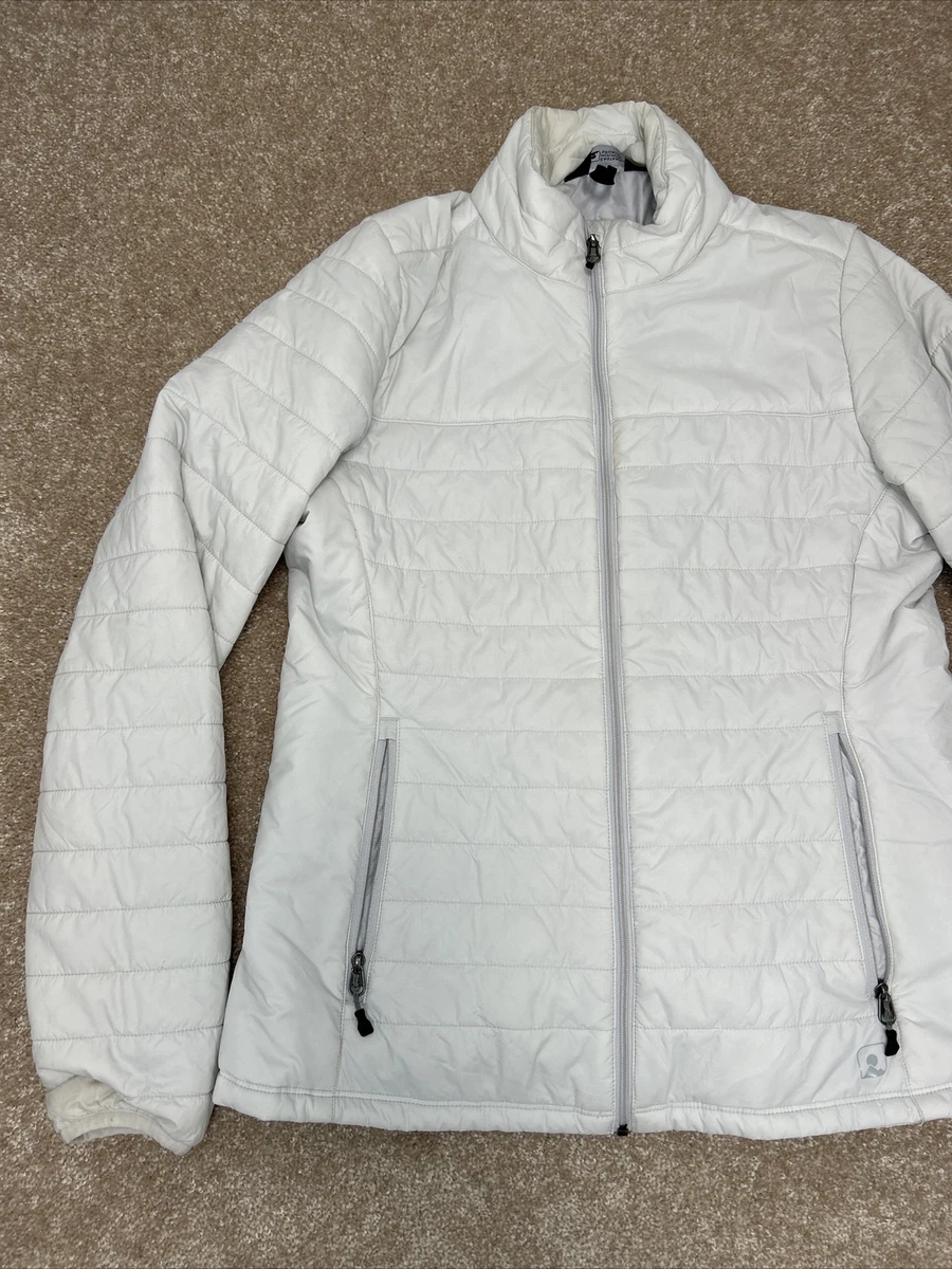 Eastern Mountain Sports EMS Puffer White Packable Jacket Size M