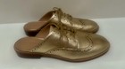 NEW BANANA REPUBLIC GOLD  Wingtip Mules 8.5 M Lace Up NWOB RARE — photo 3