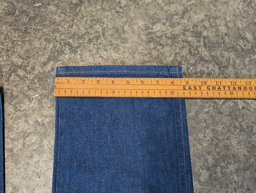 NOS Sedgefield Do Nothing 14 Oz 1970's Made in U.S.A. Denim Jeans NWT 27 X 34 - Picture 9 of 9