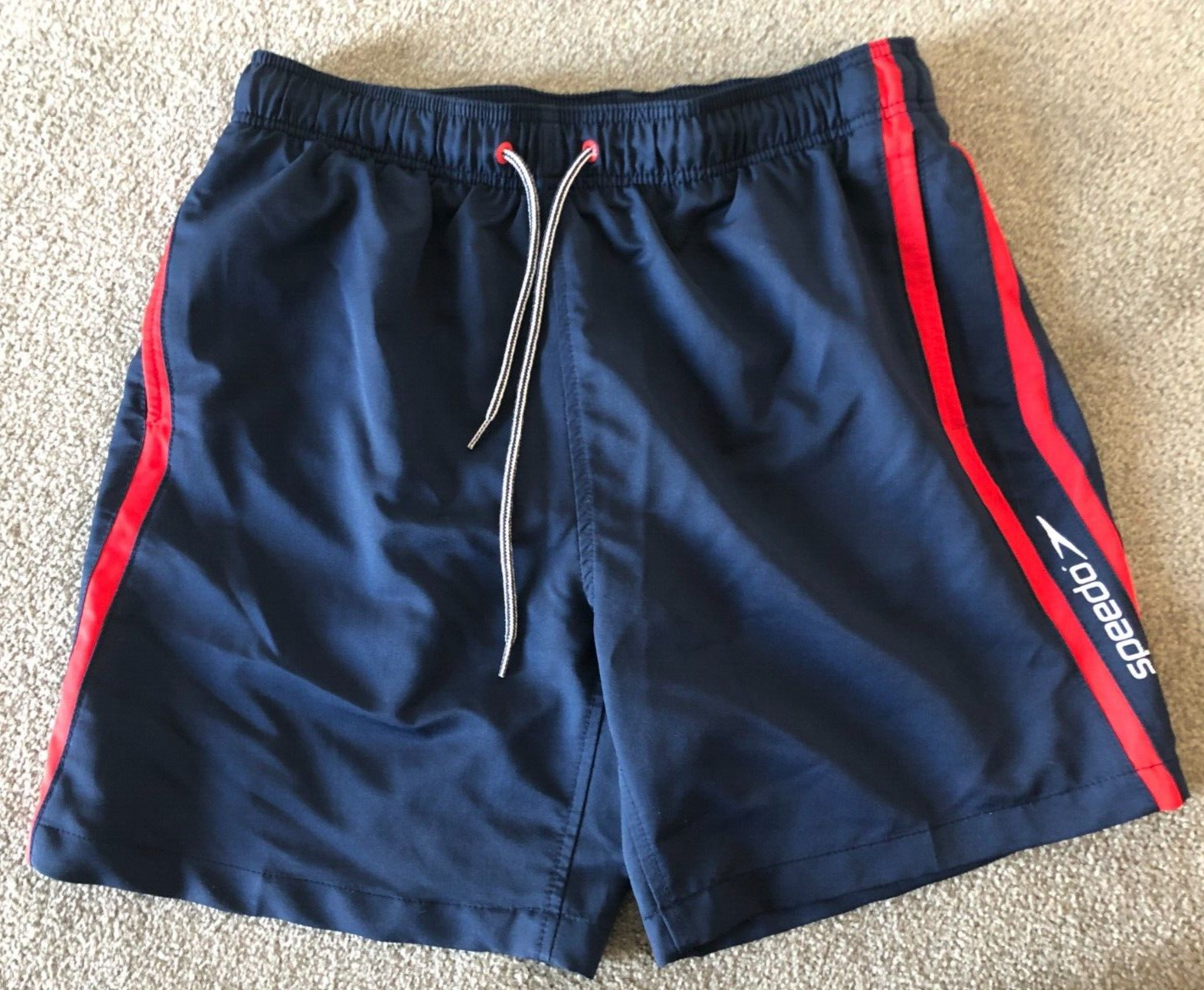 Rare Blue Speedo Men's Swim Pool Trunks Board Shorts … Gem