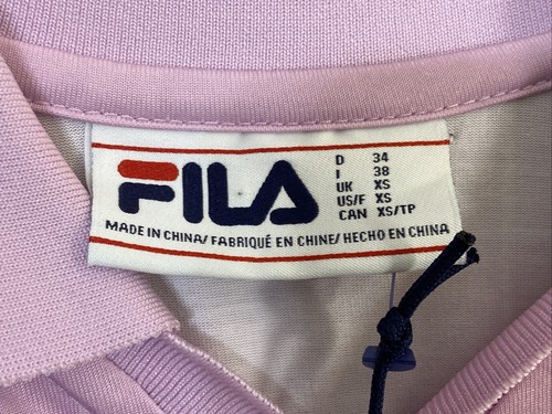 FILA Womens Long Sleeve Pink Casual Shirt Team Jersey Style Retail $88, Size XS - Picture 5 of 8