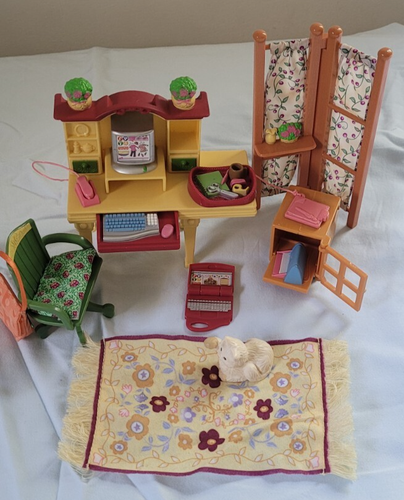 Fisher Price Loving Family Dollhouse WORK AT HOME OFFICE SET - COMPLETE - Picture 6 of 6